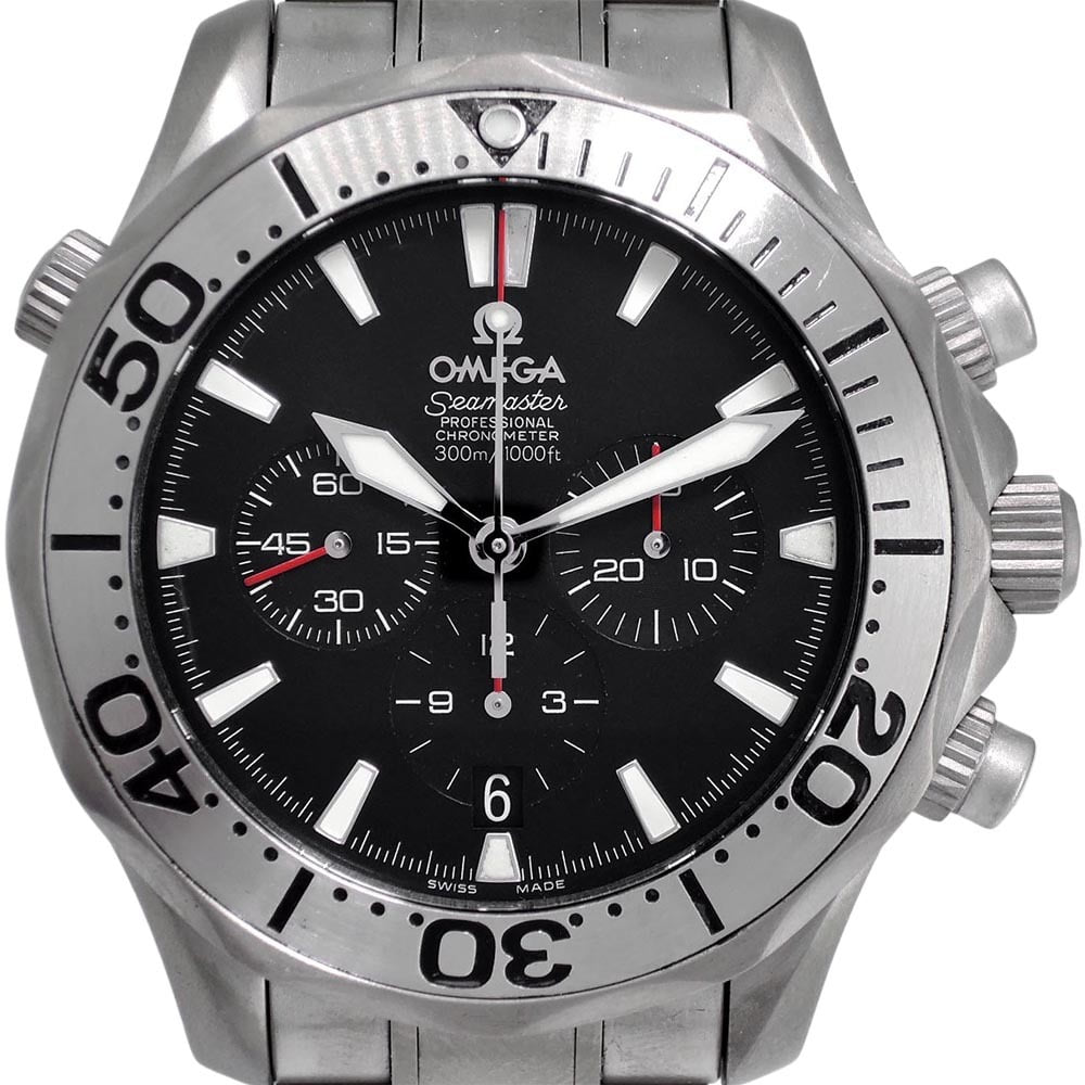 OMEGA Seamaster Diver 300 Chronograph Professional Master Chronometer 300M 기계식자동 남성용티타늄 42mm 2293.52.00