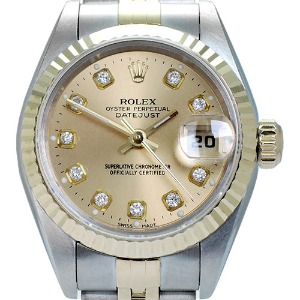 ROLEX Oyster Perpetual DateJust 18K콤비 여성용 기계식자동26mm 79173