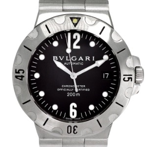 BVLGARI Diagono Chronometer 200M 기계식자동 남성용스틸 38mm SD38SSD