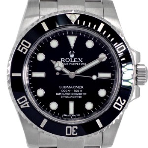 ROLEX Oyster Perpetual Submariner Non Date 300M 기계식자동 남성용스틸 40mm 114060