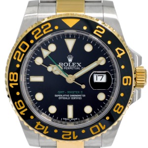 ROLEX Oyster Perpetual Date GMT-Master II 18K 콤비 기계식자동 남성용 40mm 116713