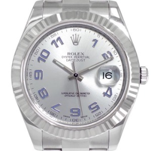 ROLEX Oyster Perpetual Date Just II 기계식자동 남성용스틸 41mm 116334