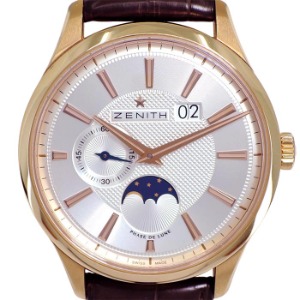 ZENITH Captain Moonphase 18K Pink Gold 기계식자동 남성용 40mm 18.2140.691