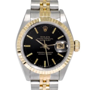 ROLEX Oyster Perpetual Date Just 18K 콤비 기계식자동 여성용 26mm 69173
