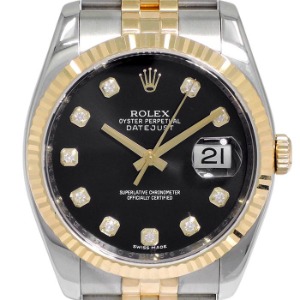 ROLEX Oyster Perpetual Date Just 18K 콤비 기계식자동 남성용 36mm 116233G