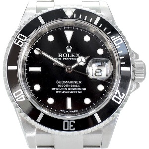 ROLEX Oyster Perpetual Submariner Date 300M 기계식자동 남성용스틸 40mm 16610