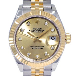 ROLEX Oyster Perpetual Date Just 18K 콤비 기계식자동 여성용 28mm 279173G 보관품
