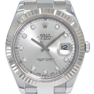 ROLEX Oyster Perpetual Date Just II 기계식자동 남성용스틸 신형 41mm 116334G