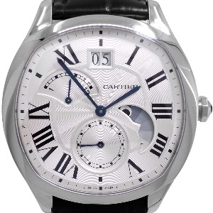 CARTIER Drive De Cartier Day/Night Second Time Zone 기계식자동 남성용스틸 40mm 3931 WSNM0005