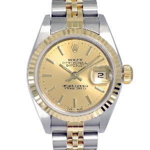 ROLEX Oyster Perpetual Date Just 18K콤비 기계식자동 여성용 26mm 79173 장롱급
