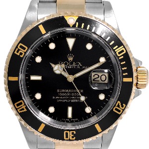 ROLEX Oyster Perpetual Submariner Date 300M 18K 콤비 기계식자동 남성용 40mm 16613
