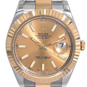 ROLEX Oyster Perpetual Date Just II 18K 콤비 기계식자동 남성용 41mm 116333 거의 신품