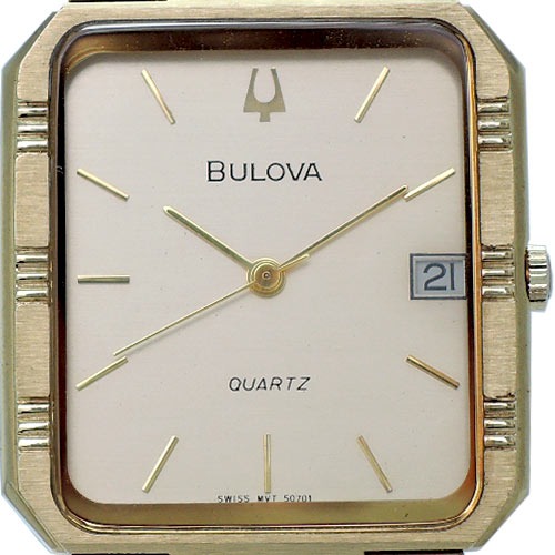 BULOVA Quartz 남성용금장 28mm 50701