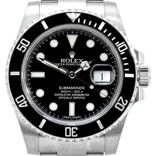 ROLEX Oyster Perpetual Submariner Date 남성용스틸 기계식자동 300M 40mm 116610LN