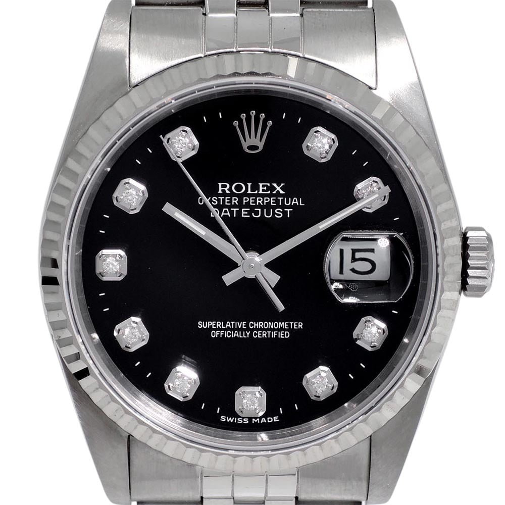 ROLEX Oyster Perpetual Date Just 기계식자동 남성용스틸 36mm 16234 장롱급