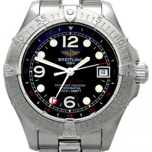 BREITLING SuperOcean Steelfish GMT Limited Edition 남성용스틸 1000m 42mm A32360(059/200)