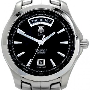 TAG HEUER LINK Calibre 5 Day-Date Automatic 남성용 스틸 200m 42mm WJF2010