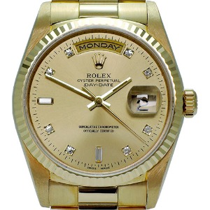 ROLEX Oyster Perpetual Day-Date K18금통 남성용 기계식자동 36mm 18238A