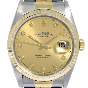 ROLEX Oyster Perpetual Date Just 18K콤비 기계식자동 남성용 36mm 16233