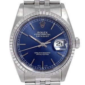ROLEX Oyster Perpetual Date Just 기계식자동 남성용청판스틸 36mm 16220