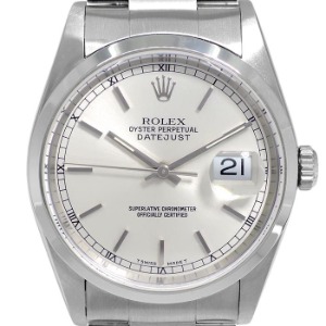 ROLEX Oyster Perpetual Date Just 기계식자동 남성용스틸 36mm 16200