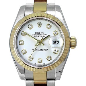 ROLEX Oyster Perpetual Date Just 18K 콤비 기계식자동 여성용신형 26mm 179173G