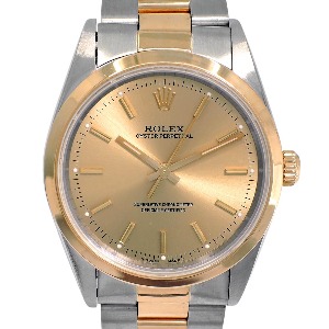 ROLEX Oyster Perpetual 18K 콤비 기계식자동 남성용 34mm 14203