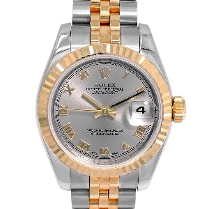 ROLEX Oyster Perpetual Date Just 18K 콤비 기계식자동 여성용 26mm 179173